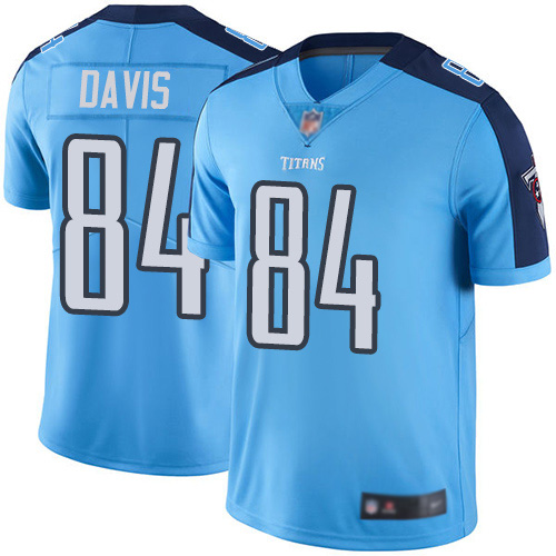 Tennessee Titans Limited Light Blue Men Corey Davis Jersey NFL Football #84 Rush Vapor Untouchable->tennessee titans->NFL Jersey